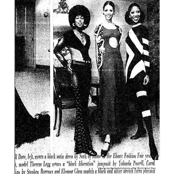 1970s 70s vintage Stephen Burrows designer cutout maxi dress wool red backless - Picture 9 of 9